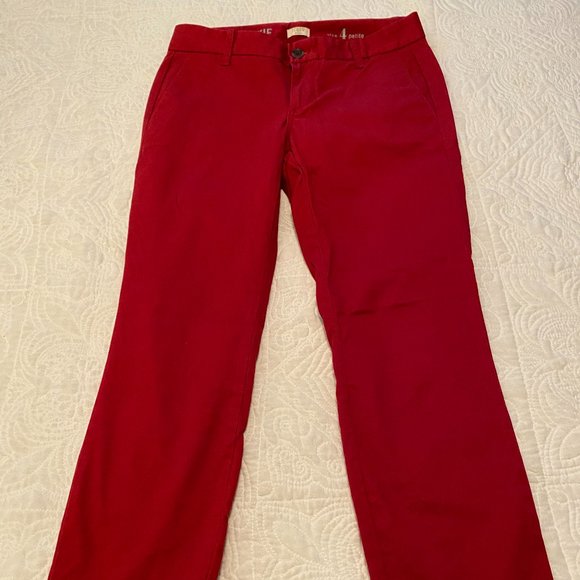 J. Crew Pants - J. Crew Red dress pants
